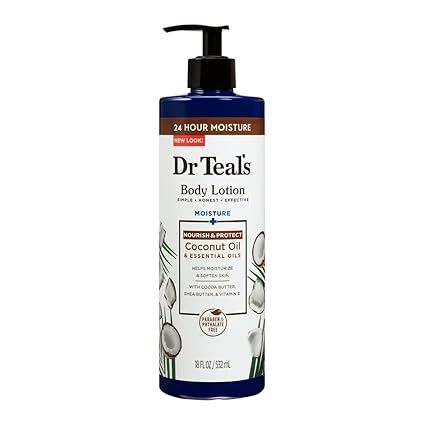 Dưỡng thể Dr. Teal's Body Lotion 532ml - Nourish & Protect Coconut Oil/Soothe & Sleep Lavender/Shea 