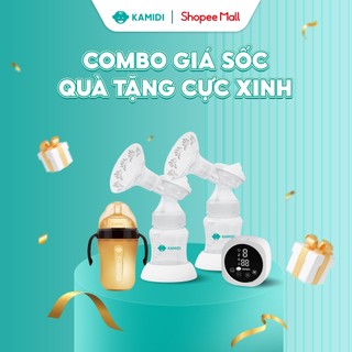 Combo Bình Sữa Kamidi Và Máy Hút Sữa Silicon Kamidi Max