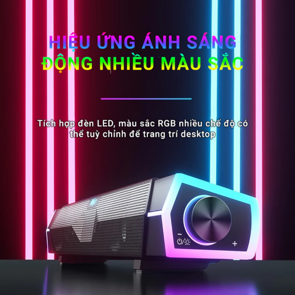 Loa Bluetooth 4D NIYE V18 - Loa Máy Tính Dành Cho Game Thủ, Tích Hợp Soundcard Và Micro Đàm Thoại | BigBuy360 - bigbuy360.vn