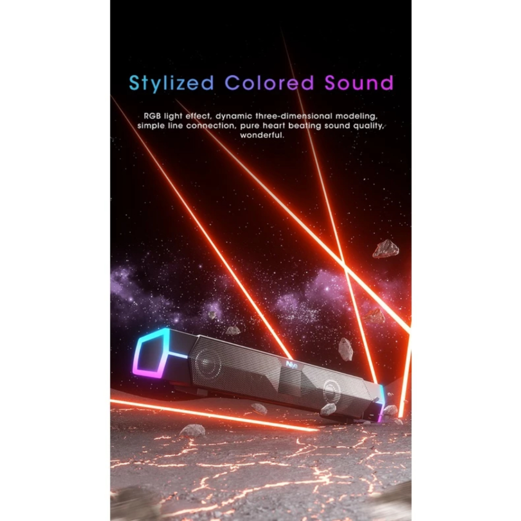 Loa Bluetooth 4D NIYE V18 - Loa Máy Tính Dành Cho Game Thủ, Tích Hợp Soundcard Và Micro Đàm Thoại | BigBuy360 - bigbuy360.vn