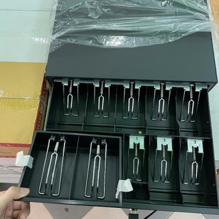 [HỎA TỐC HCM] Két đựng tiền thu ngân 10 ngăn - Kết nối máy in hóa đơn, Ngăn kéo đựng tiền