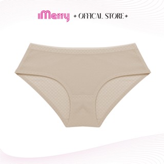 Quần lót su hoa văn caro iMerry cạp thấp vải su lưới  mềm mịn thoáng mát không hằn thoải mái VQ036
