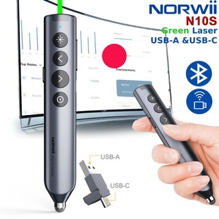  Bút trình chiếu dùng cho màn tương tác tivi màn led có bluetooth USB-A USB-C Norwii N10S 