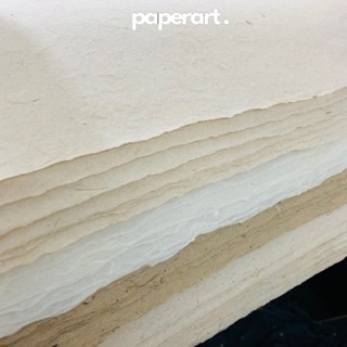 paperart- [khổ lớn] Giấy thủ công giấy handmade ép cỏ lá giấy gói quà giấy gói hoa giấy thủ công khổ lớn viết thư pháp