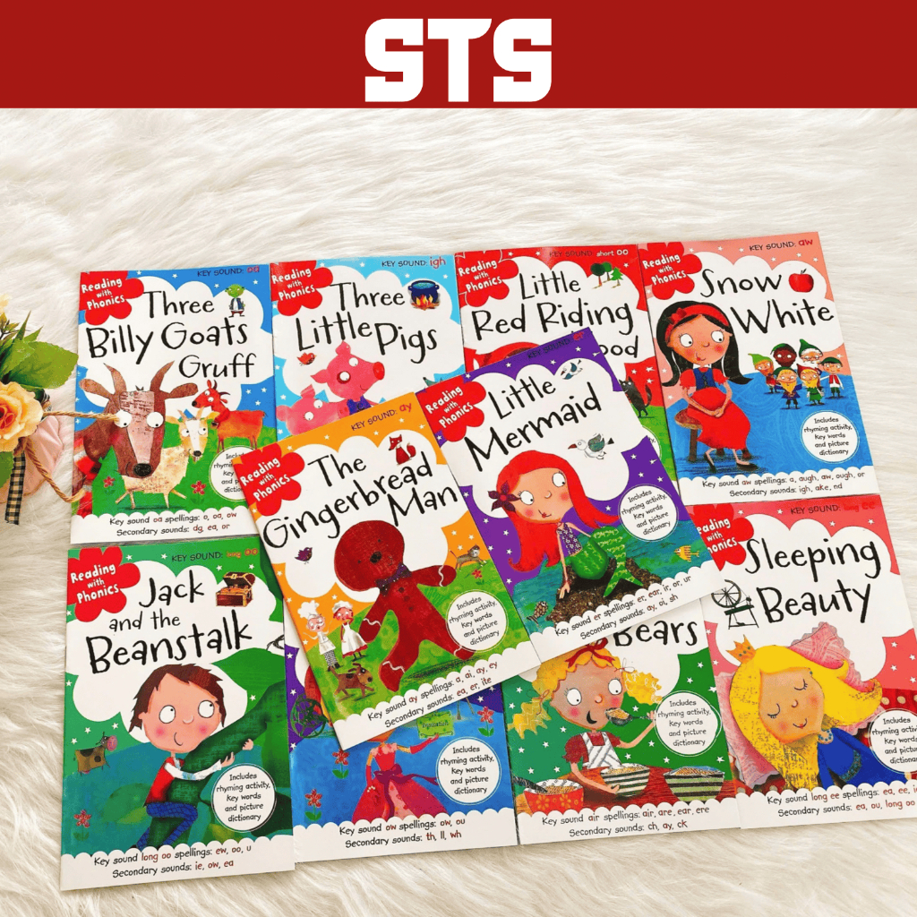 Sách - Reading with Phonics - bộ 10 cuốn