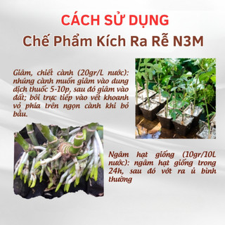 Kích Ra Rễ N3M , Mọc Rễ Cực Mạnh, Giâm Cành, Chiết Cành, Ngâm Hạt, Chuyên Kiểng, Hoa Hồng, Lan - Chai 500G