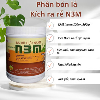 Kích Ra Rễ N3M , Mọc Rễ Cực Mạnh, Giâm Cành, Chiết Cành, Ngâm Hạt, Chuyên Kiểng, Hoa Hồng, Lan - Chai 500G