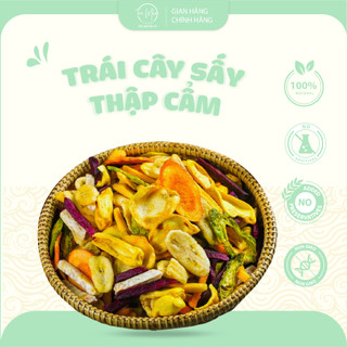  Trái Cây Sấy Thập Cẩm Loại 1 Nguyên Miếng Không Vỡ Mix 7-9 Loại Trái Cây Hương Vị Tự Nhiên 