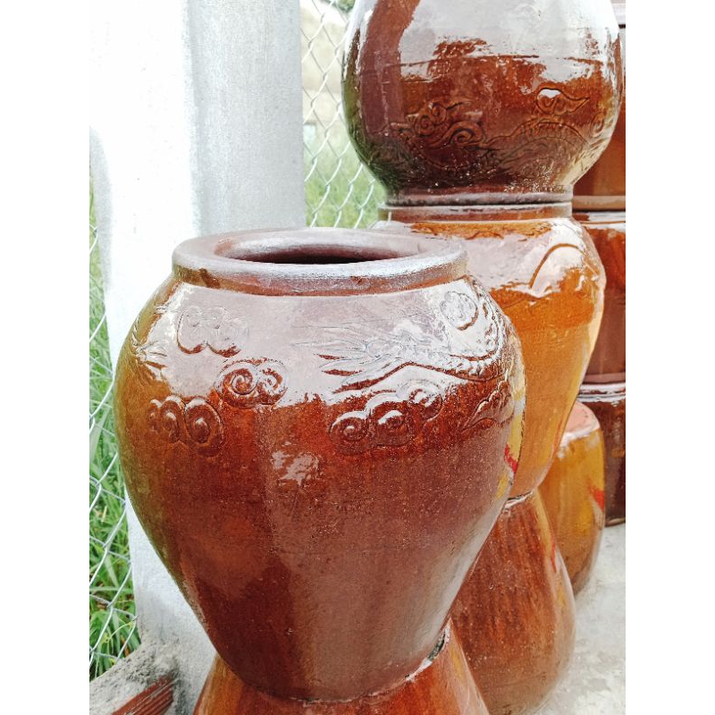 Lu kiệu Rồng, Lu chứa nước, Lu trồng sen, Lu gạo, size 20 - 25 lít🍃🍃