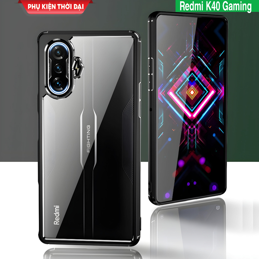 Ốp lưng Redmi K40 Gaming / K50 Gaming / K50 / K50 Pro trong suốt viền dẻo ver 2 chống sốc