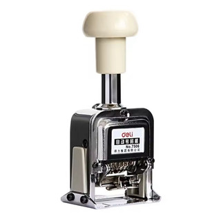 Máy dập số, nhảy số tự động Deli 6 số