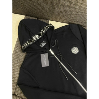Áo Khoác Hoodie Nam Philipp Plein ĐÍnh Logo Trên Mũ Siêu Chất Chơi - Áo Khoác Hoodie Nam Nữ Philipp Plein