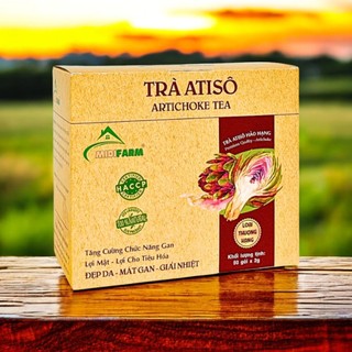 Trà atiso túi lọc đà lạt MIDIFARM loại đặc biệt 100% atiso nguyên chất