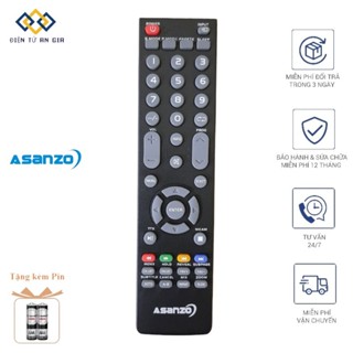  Điều khiển tivi Asanzo-3 các dòng Asanzo LED LCD Smart TV- Hàng tốtBH 6 tháng-Tặng kèm pin 