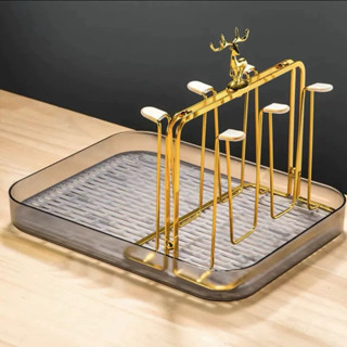  Khay Úp Cốc Ly Khay Nhựa Úp Chén Uống Trà KT 33.8X25.5X4cm Trong Suốt Chịu Nhiệt Vệ Sinh Dễ Dàng Sử Dụng Phòng Khách 