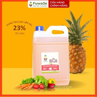 [Can 10L] Nước ngâm rửa rau củ quả Fuwa3e enzyme sinh học từ dứa 10L, làm sạch thực phẩm