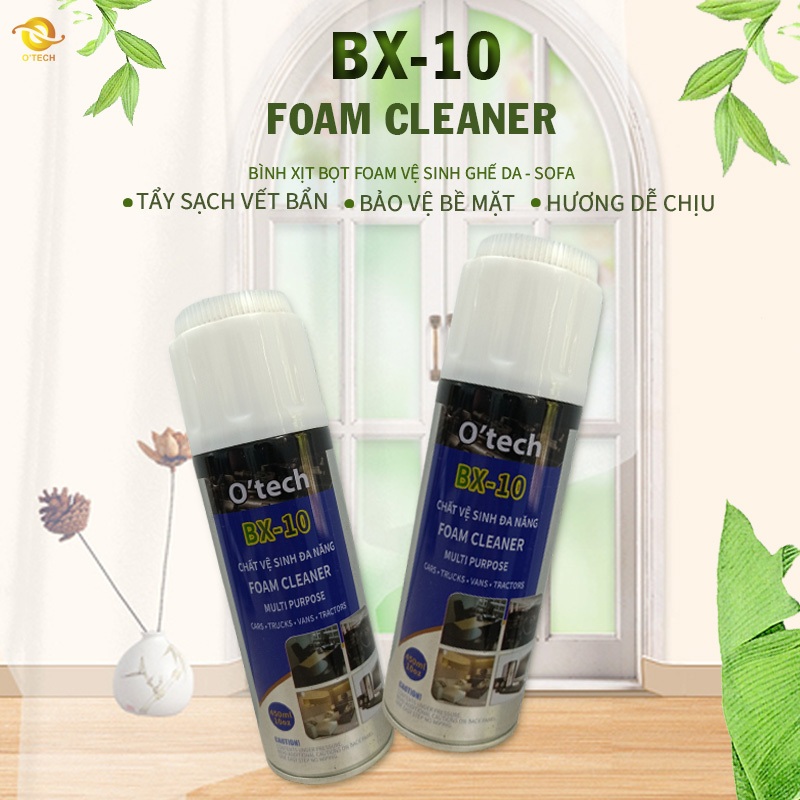 Bình xịt BX10 Làm Sạch Nhanh Vẽ Bẩn, Nấm Mốc, Vết Bẩn Cứng Đầu, Vết Ố Vàng O'Tech BX-10 450ml