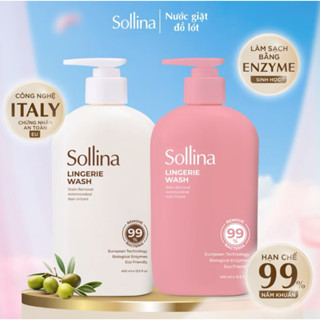 Nước Giặt Đồ Lót Chuyên Dụng SOLLINA 400ML Khử Mùi, Kháng Khuẩn, An Toàn Cho Da Nhạy Cảm