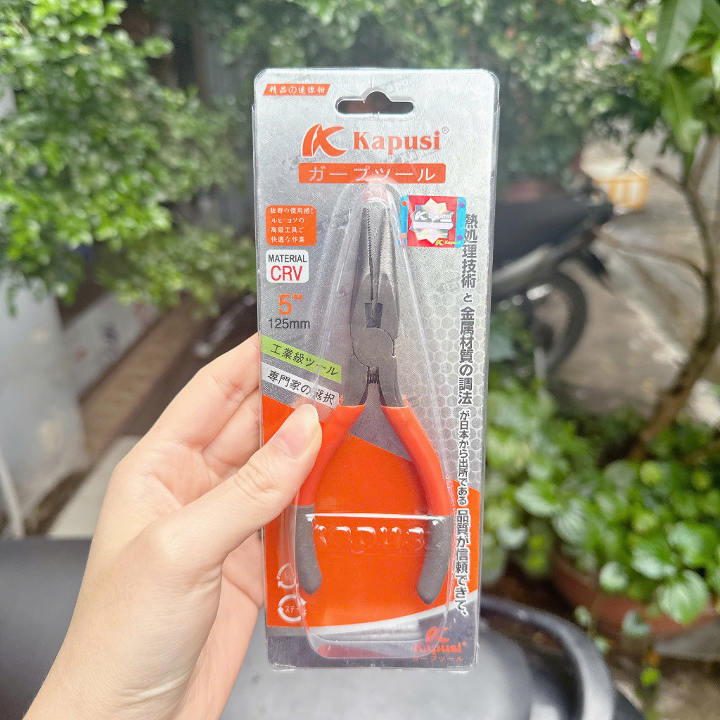 ( ảnh thật ) KÌM MỎ NHỌN KAPUSI 5 INCH
