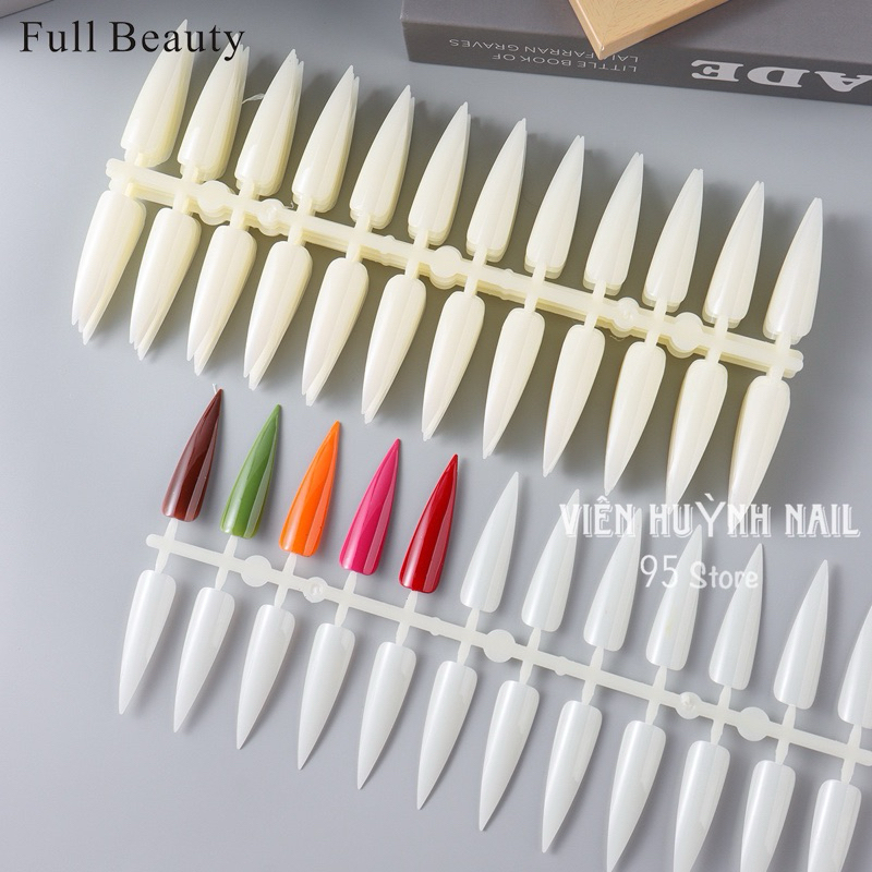 Móng mẫu nhọn tập vẽ - set 240 móng