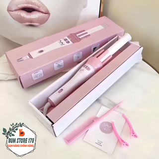 Máy Uốn Tóc Xoăn Xoay 360 Độ Vivido Kèm Lược Và Kẹp Tóc, Máy Tạo Kiểu Tóc Uốn Sóng Lơi Tự Nhiên