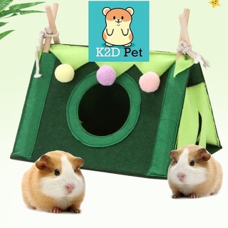 P99 Lều ngủ nhà ngủ lều cho hamster Guinea Pig  bọ ú chuột lang  thỏ nhím sóc chinchilla 