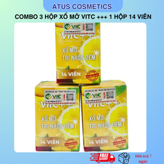 [Combo 3 hộp] Viên xổ mỡ VITC nhà kẹo dứa chính hãng- Xổ mỡ đêm VITC giảm mỡ đùi bụng  - Viên hữu cơ xỗ mỡ ban đêm