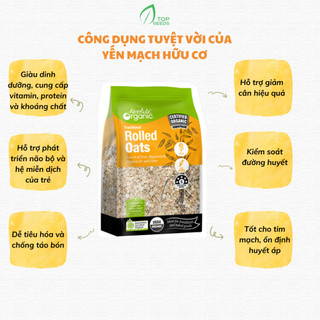 Yến Mạch Hữu Cơ Absolute Organic Rolled Oat (700g)