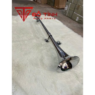 [CÓ CLIP] Còi hơi ô tô. Kèn hơi ô tô 1 mét mạ crom uy lực khủng