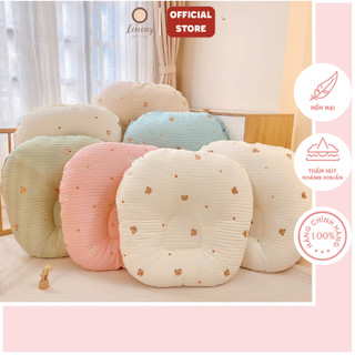 Gối Chống Trào Ngược Trần Bông Monona Chất Liệu Cotton Mềm Mại, Thoáng Khí, An Toàn Cho Bé