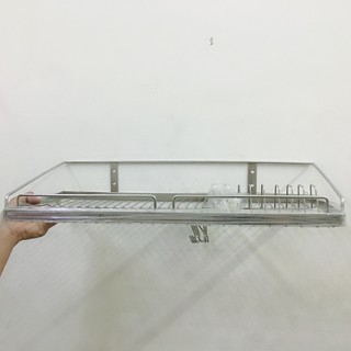 Kệ chén đa năng 1 TẦNG GẮN TREO TƯỜNG TREO TỦ BẾP 100% INOX 304 cao cấp