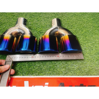 Chụp Pô đôi Inox tròn
