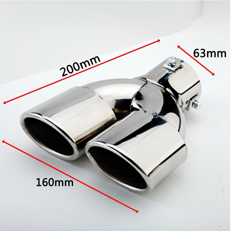 Chụp Pô đôi Inox tròn