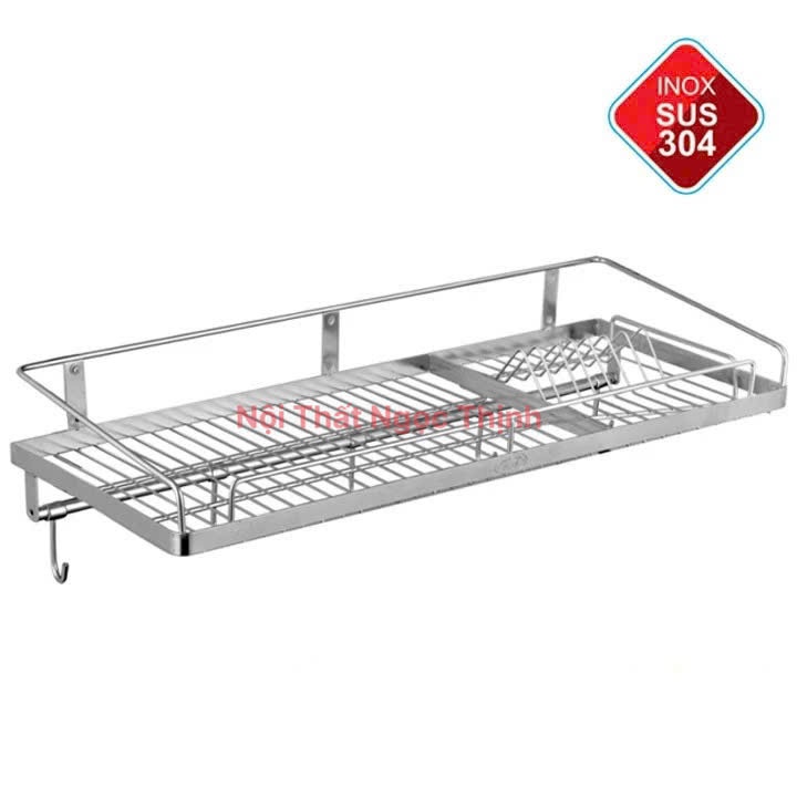 Kệ chén đa năng 1 TẦNG GẮN TREO TƯỜNG TREO TỦ BẾP 100% INOX 304 cao cấp