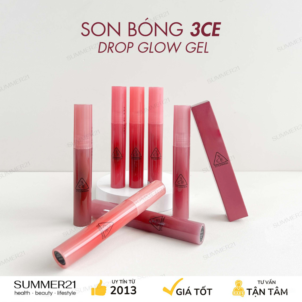 Son tint bóng 3CE DROP GLOW GEL