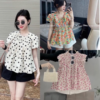 Sét Bộ Áo + Quần Bầu Bigsize (40--->73kg) Dáng babydoll  Hàng cao cấp