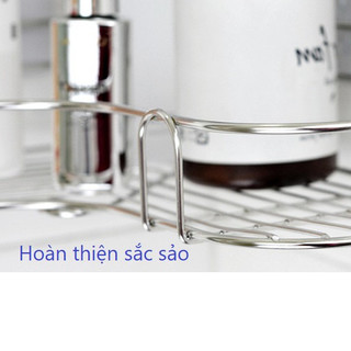 Kệ góc để đồ dán tường inox 304