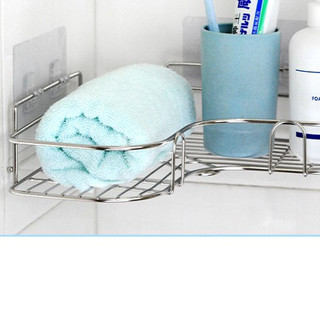 Kệ góc để đồ dán tường inox 304