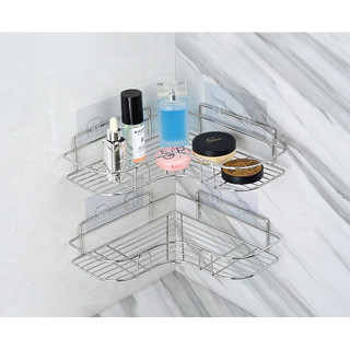 Kệ góc để đồ dán tường inox 304