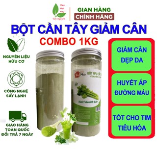  1kg bột cần tây sấy lạnh Tâm Phúc bột rau cần tây nguyên chất thơm ngon dễ uống 