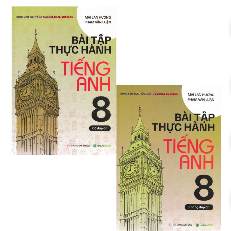 Sách - Bài Tập Thực Hành Tiếng Anh 8 (Dùng Kèm SGK Tiếng Anh 8 Global Success) - HASA