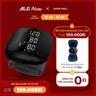 Máy Đo Huyết Áp MEXI Nhịp Tim Điện Tử cổ, bắp tay Tự Động Chuẩn Xác, nhanh chóng chỉ bằng một chạm