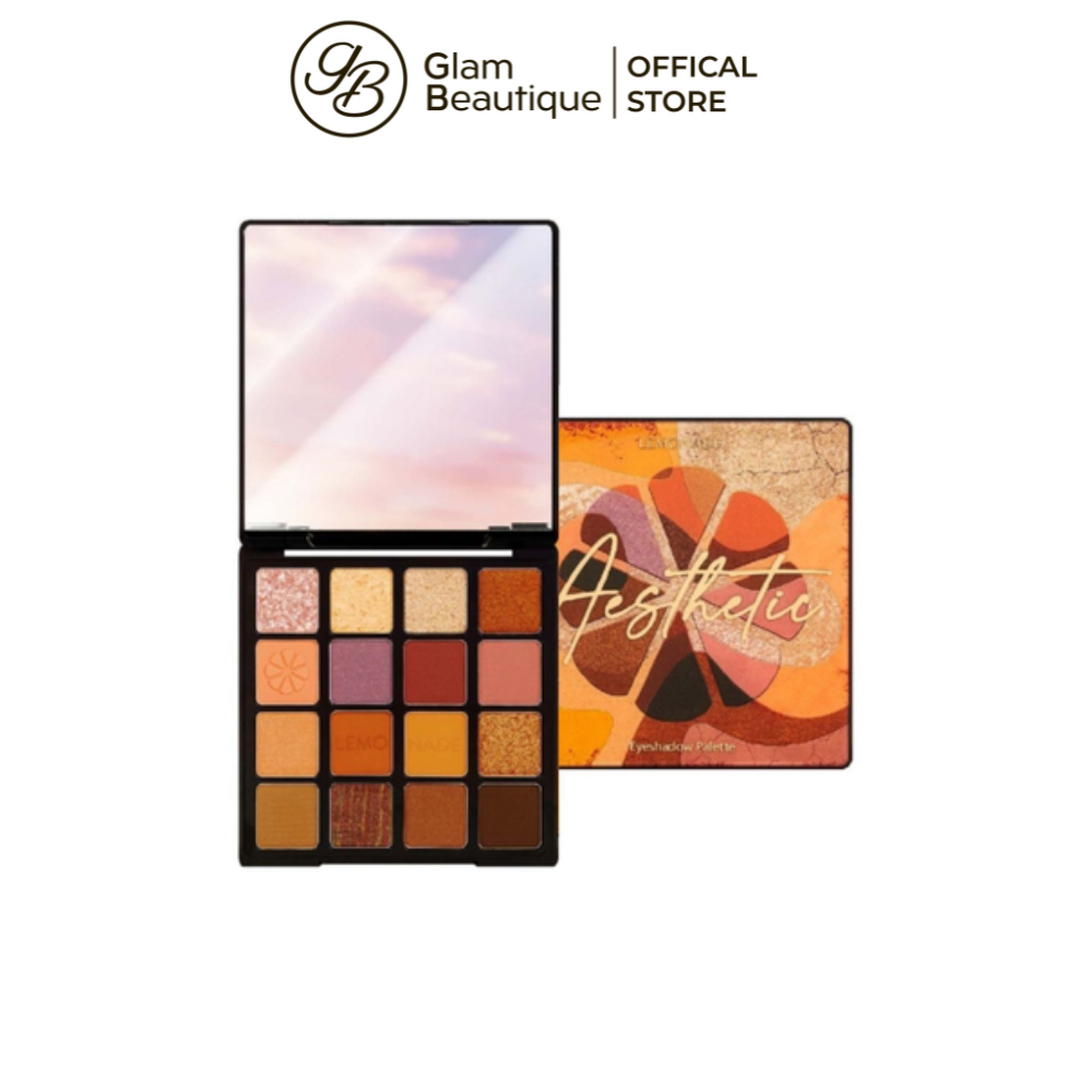 Lemonade Bảng Phấn Mắt 16 Màu Aesthetic 1,3G*16 Glam Beautique Ver 2