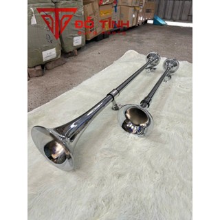  COMBO Cặp còi hơi 1m+70cm + Nhại 3PRO + Led thanh 1 hàng 50cm trắng. 