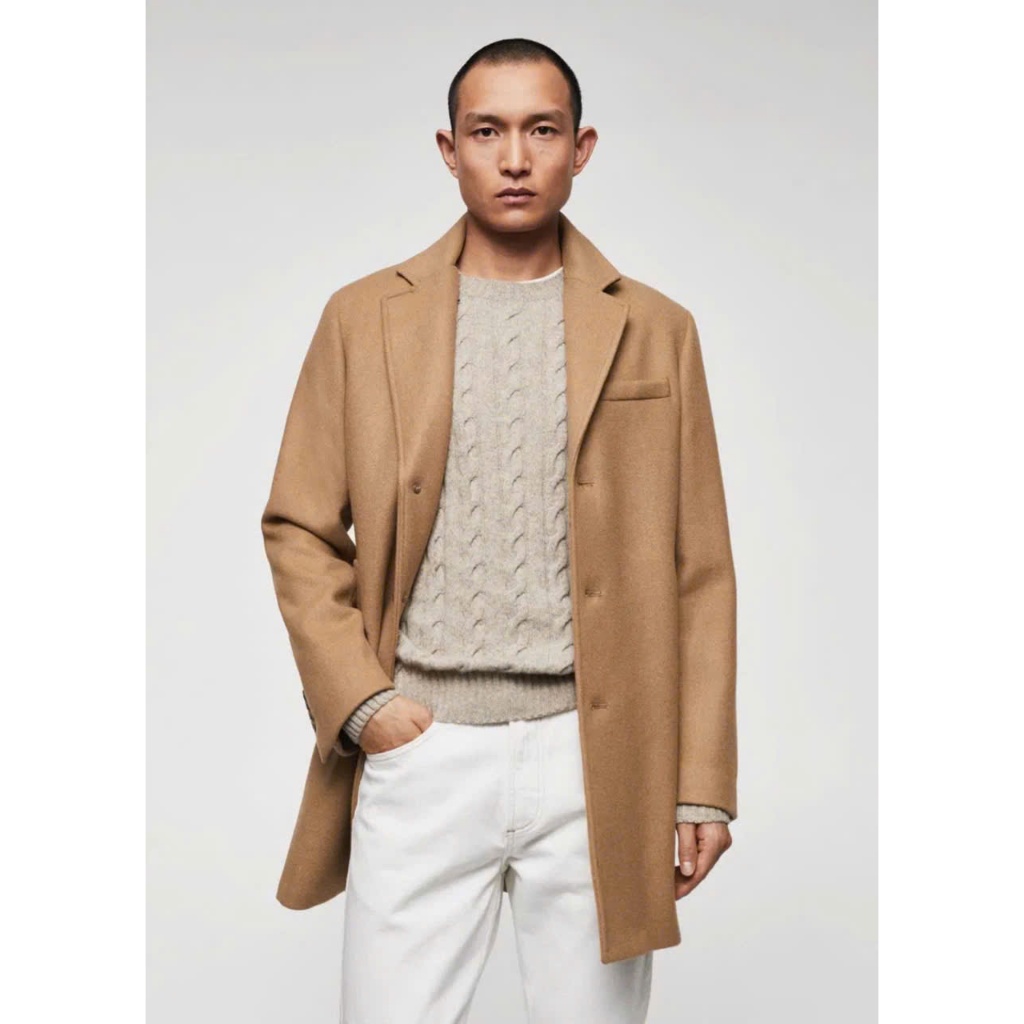 02161 Áo măng-tô nam  Áo vest nam dáng dài size XS S M  màu vàng hàng dư xịn  TDSHOP