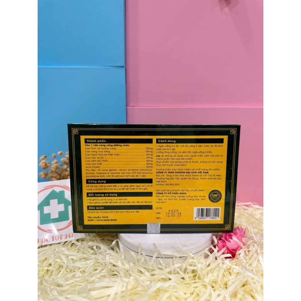 Una Mộc Đơn viên nang  [Freeship] Lựa Chọn Cho Người U nang xơ U Vú