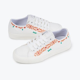 Giày Vải Thêu Hoạ tiết dân tộc ZOE Cham Sneaker Canvas Nam Đế Tăng Chiều Cao Độc đáo và Tinh Tế