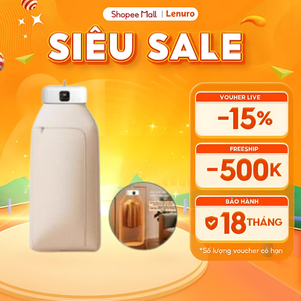 Máy Sấy Quần Áo Gấp Gọn MEGUN, Tủ Sấy Quần Áo Công Suất 600W Công Nghệ Sấy 3D Sang Trọng Nhỏ Gọn Tiết Kiệm Điện SQA02