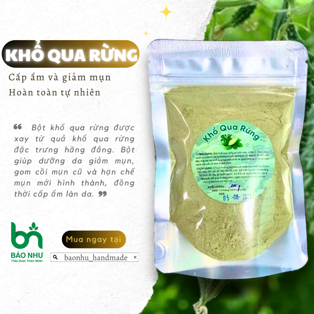 300gr Bột Khổ Qua Rừng Handmade
