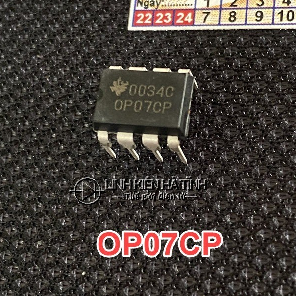 Túi 5 con IC khuếch đại thuật toán OP07C OP07CP 0P07C Dip-8